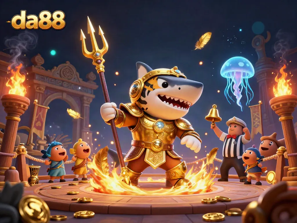 Join the excitement at da88 with an exhilarating underwater casino scene showcasing thrilling betting elements.