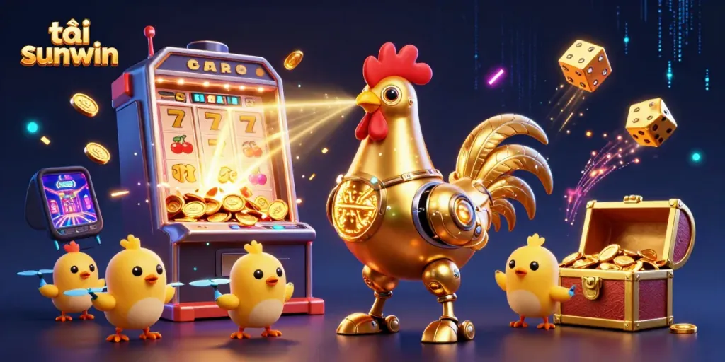 Engage in the excitement of tải sunwin featuring vibrant games and a dynamic casino atmosphere with colorful elements.
