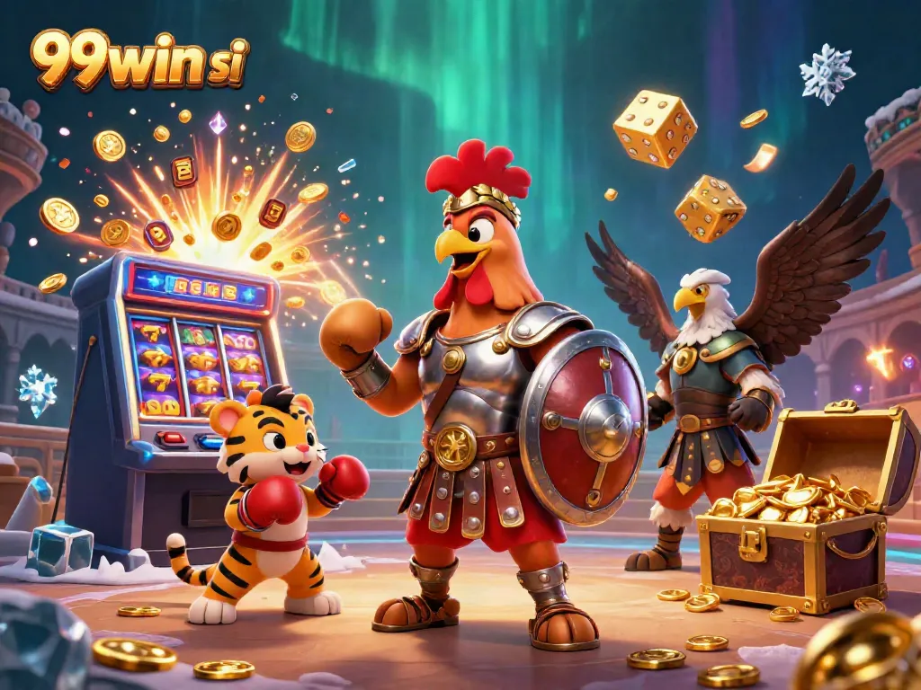 Experience the thrill of 99win si with gladiators, jackpots, and vibrant casino elements.