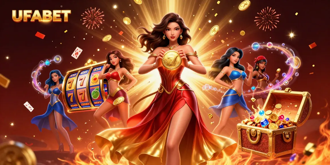 Engage with thrilling slots at UFABET, led by a captivating casino queen with exploding riches.