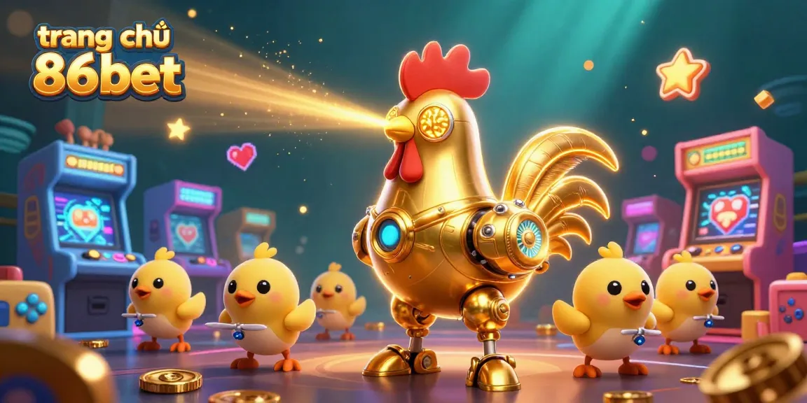 Experience the excitement of the trang chủ 86bet with vibrant 3D casino characters and elements.
