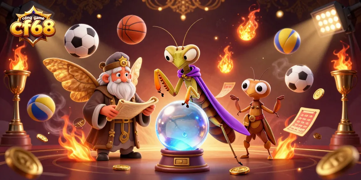 Engage with cổng game cf68 in a vibrant casino scene featuring characters and dynamic sports elements.