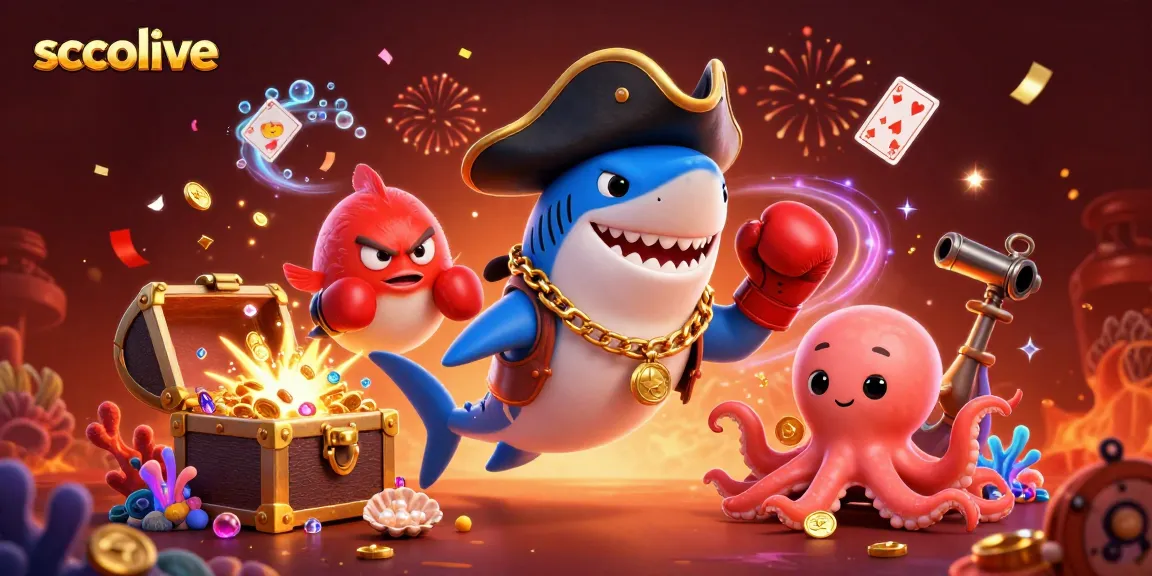 Socolive showcases an exciting underwater scene with a treasure-hunting shark, creating winning strategies for bettors.