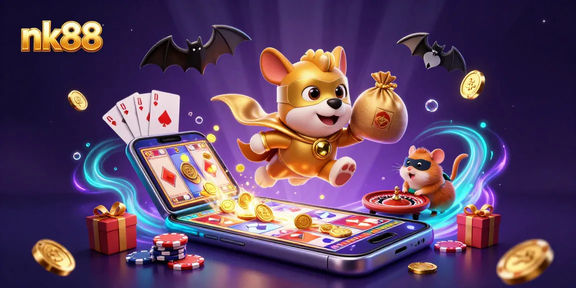 Experience thrilling gameplay with nk88's exciting 3D casino elements and vibrant characters.