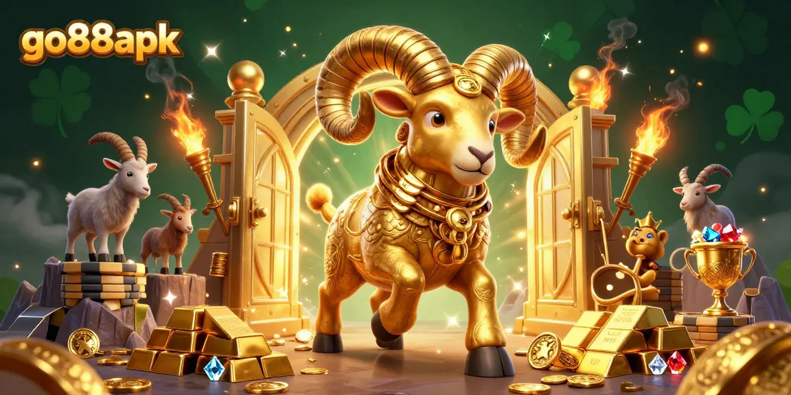 Experience thrilling wins at go88apk with captivating golden ram and treasure elements.