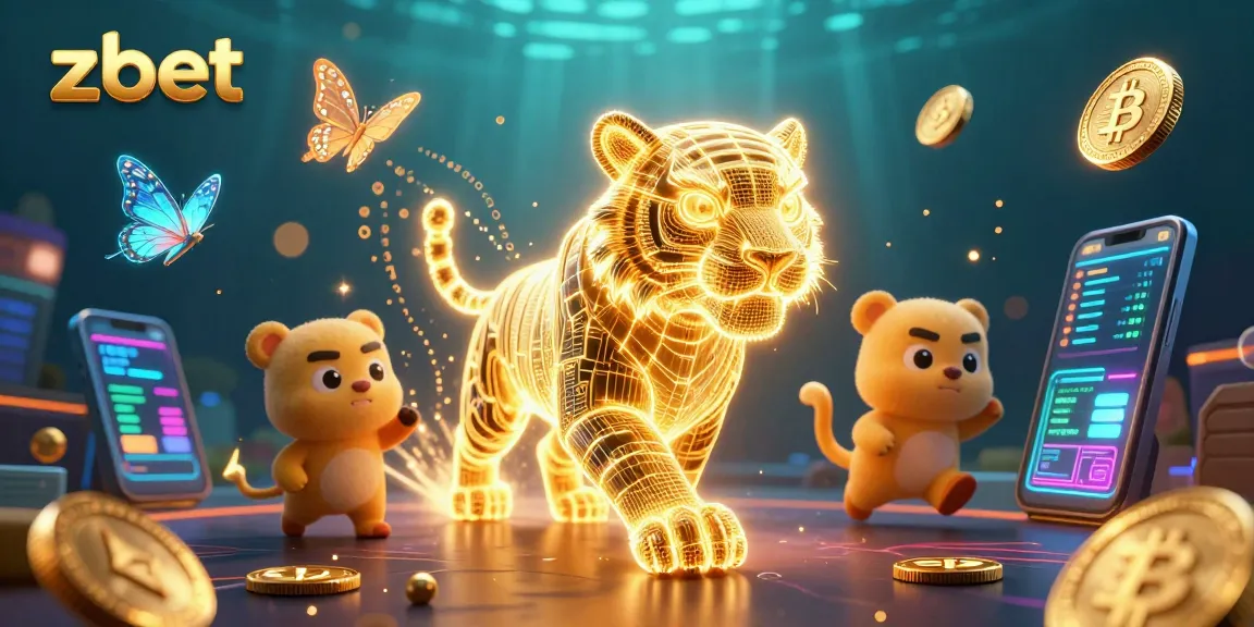 Experience zbet in action with a vibrant digital scene showcasing gambling elements and crypto features.