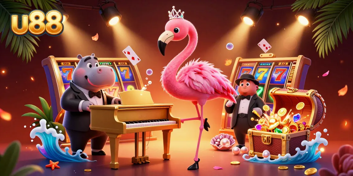 Experience exciting slots and jackpots at u88 with vibrant characters and dynamic gaming elements.