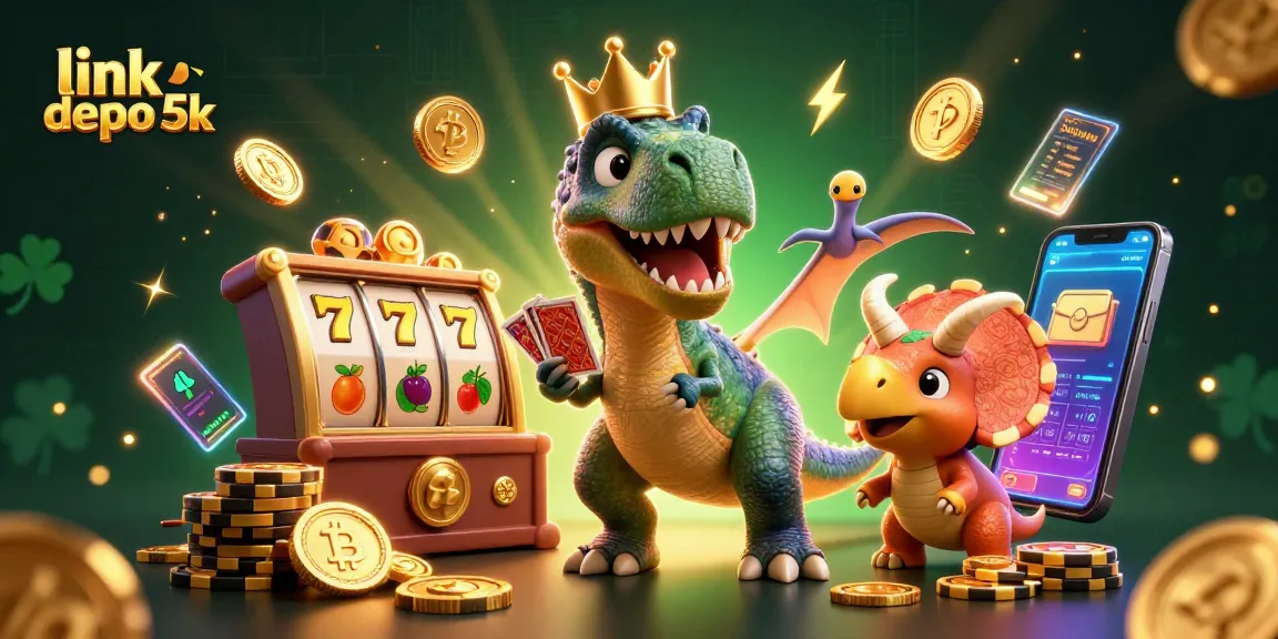 Explore thrilling gameplay at link depo 5k with friendly T-Rex cards and vibrant gambling elements!